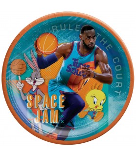 Space Jam Large Paper Plates  (8ct)