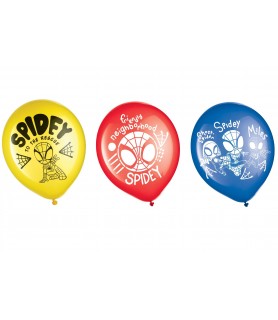 Spidey & His Amazing Friends Latex Balloons (6ct)