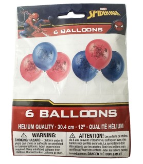 Ultimate Spider-Man Latex Balloon (6ct)