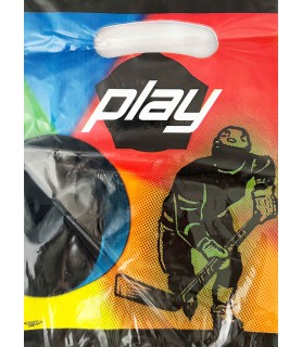 Hockey Plastic Favor Bags (8ct)