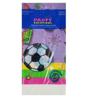 Sports '#1 Girl' Plastic Tablecover (1ct)