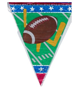 Football Prismatic Pennant Banner (1ct)