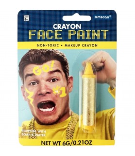 Yellow Face Paint / Crayon Make Up (1ct)