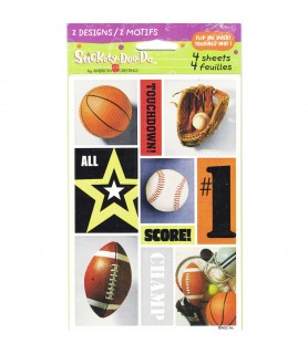 Team Sports Stickers (4 sheets)