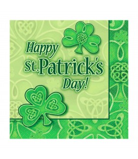 St. Patrick's Day 'Clover' Small Napkins (24ct)