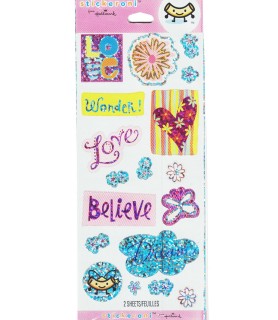 Love, Believe And Dream Stickers (2 sheet)