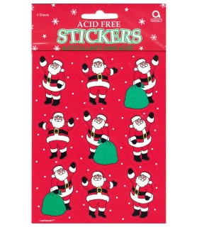 Santa Stickers (4 sheets)
