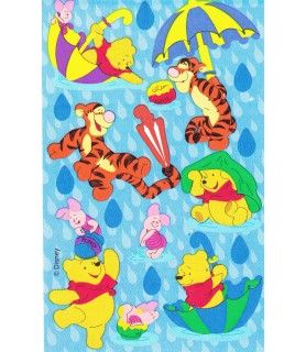 Winnie the Pooh And Friends 'Rainy Day' Sticker  (2 sheets)