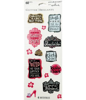 Classy And Sassy Stickers (4 sheets)