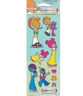 Sugar Sonic Stickers (3 sheets)