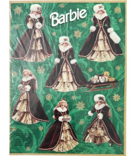 Barbie Christmas Stickers (2 sheets)