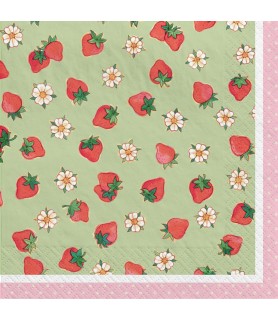 Strawberry Shortcake 'Retro' Lunch Napkins (16ct)