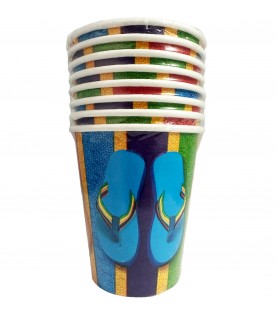 Summer Beach Ball 9oz Paper Cups (8ct)