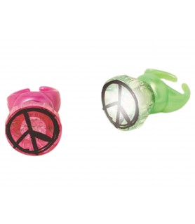 Peace Sign Light-Up Rings / Favor (2ct)