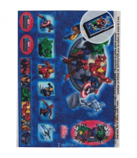 Marvel Super Hero Portable Gaming System Stickers (2 sheets)