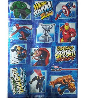  Super Hero Squad Stickers (2 sheets)