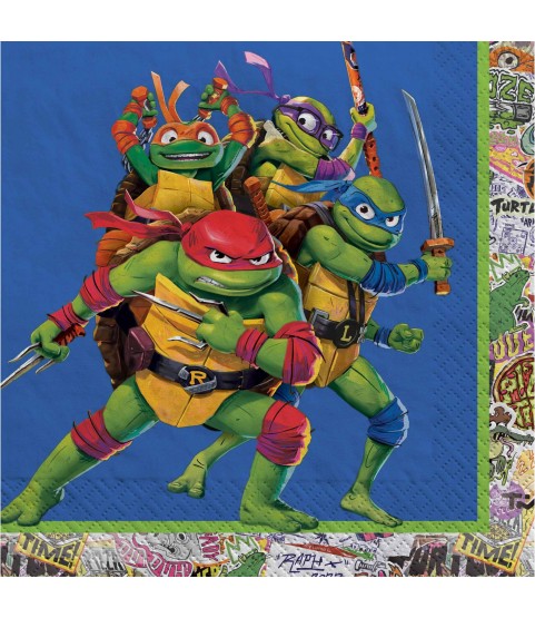 Teenage Mutant Ninja Turtles 'Mutant Mayhem' Lunch Napkins (16ct)