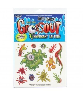 Oozy Goo Gross Out Temporary Tattoos (24ct)