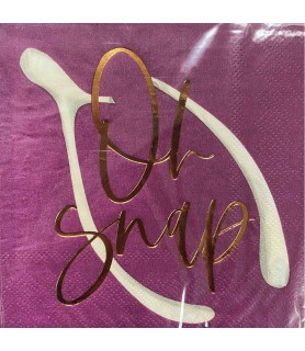 Thanksgiving 'Oh Snap' Small Napkins (16ct)