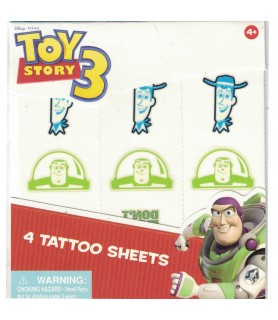 Toy Story 3 Temporary Tattoos (4 sheets)*