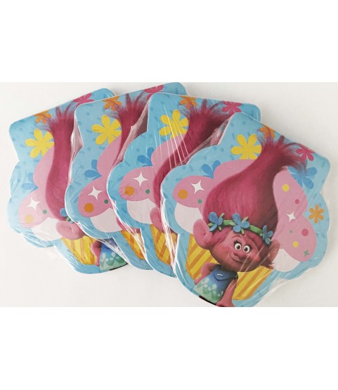 Troll Dolls Vintage Small Paper Plates (6ct)