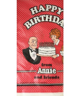 Annie And Friends 1981 Vintage Paper Tablecover (1ct)