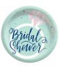 Mint Bridal Shower Large Paper Plates (8ct)