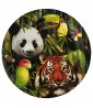 Jungle Animals 'Wild Animals' Large Paper Plates (8ct)