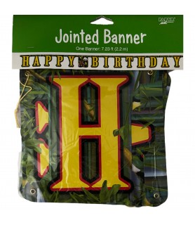 Jungle Animals 'Wild Animals' Jointed Banner (1ct)