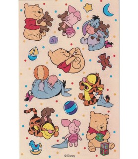 Winnie the Pooh Baby Stickers (2 sheets)