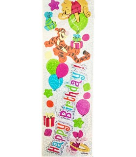 Winnie the Pooh And Friends "Happy Birthday' Stickers (1 sheet)