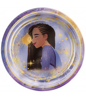 Wish Foil Hot Stamped Small Paper Plates (8ct)