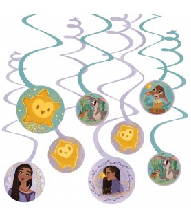 Wish Spiral Hanging Decorations (12ct)