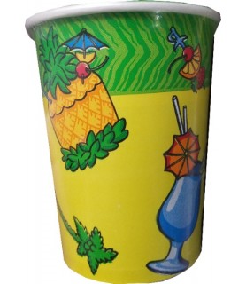 Summer 'Tropical Drinks' 9oz Paper Cups (8ct)