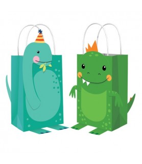 Dinosaur 'Dino-Mite' Create Your Own Kraft Bags (8ct)