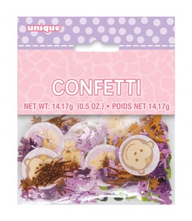1st Birthday 'Pink Safari' Confetti (0.5oz)