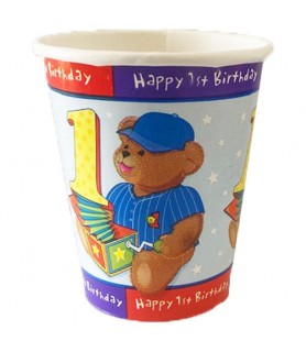 Baby's 1st Birthday Teddy Bear 9oz Paper Cups (8ct)