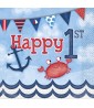 1st Birthday 'Nautical' Small Napkins (16ct)