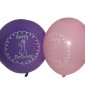 1st Birthday 'Little Princess' Girl Latex Balloons (6ct)