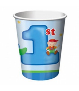 1st Birthday 'Fun at One' 9oz Paper Cups (8ct)