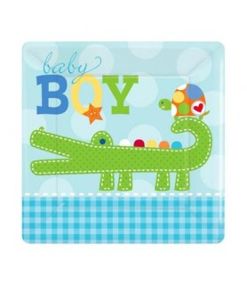Baby Shower 'Ahoy Baby' Small Paper Plates (8ct)