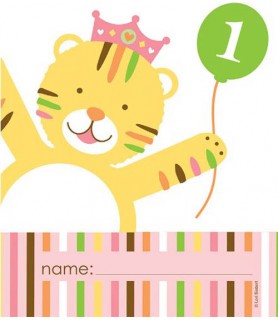 1st Birthday 'Sweet at One' Favor Bags (8ct)