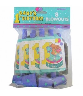 Baby's 1st Birthday Blowouts / Favors (8ct)
