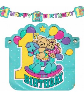 Baby's 1st Birthday Celebration Banner (1ct)