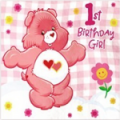 Care Bears Girl's 1st Birthday