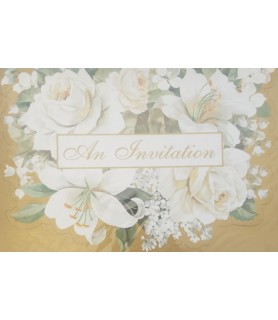 Wedding and Bridal 'Cherished Bouquet' Invitations w/ Envelopes (8ct)