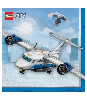 LEGO City Airplane Lunch Napkins (16ct)