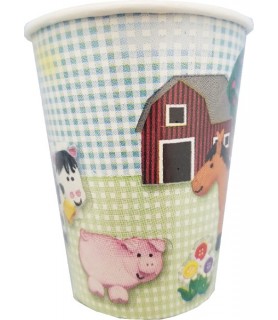 Barnyard 'Happy Birthday Little One' 9 oz Paper Cups (25ct)