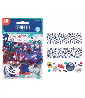 Over the Hill 'Here's to 40' Confetti Value Pack (1.2oz)