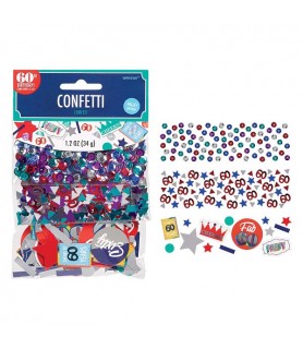 Over the Hill 'Here's to 60' Confetti Value Pack (1.2oz)